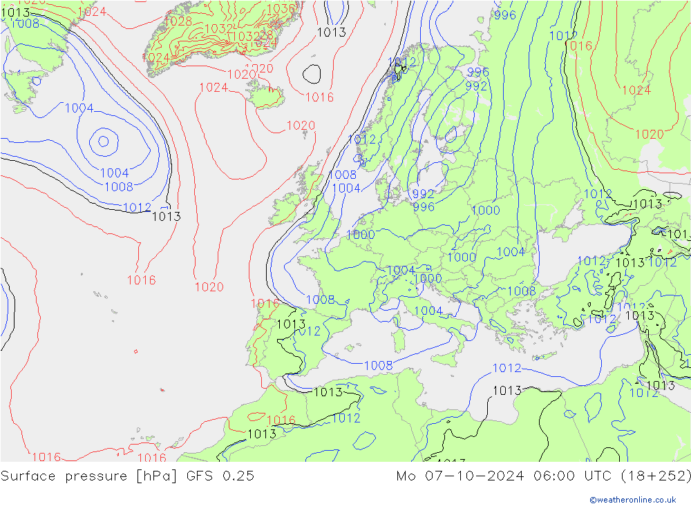      GFS 0.25  07.10.2024 06 UTC