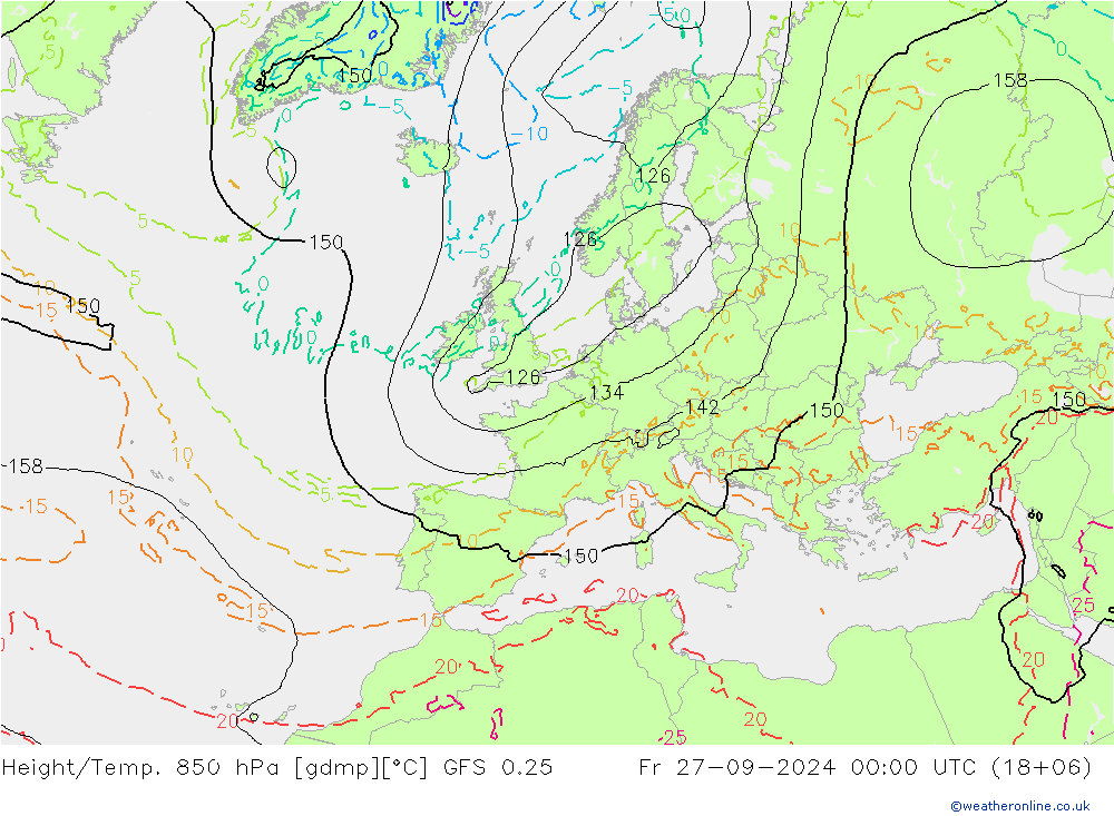 GFS 0.25:  27.09.2024 00 UTC