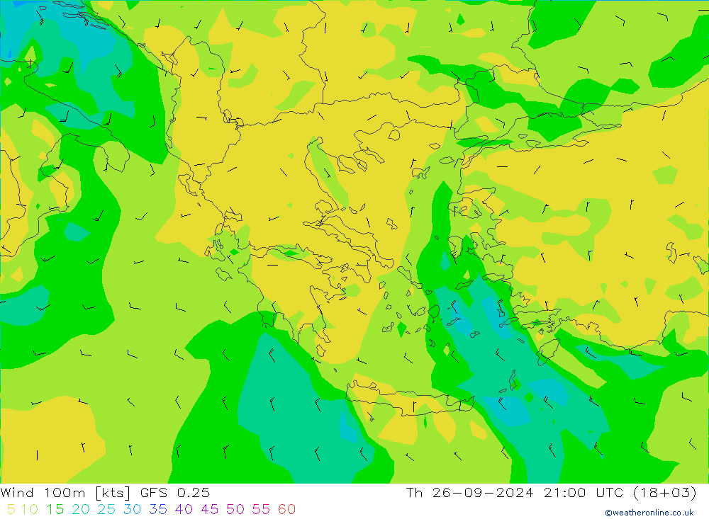  100m GFS 0.25  26.09.2024 21 UTC