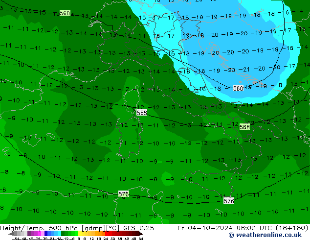 GFS 0.25: пт 04.10.2024 06 UTC