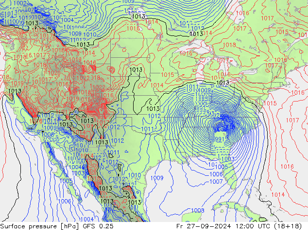 GFS 0.25: pt. 27.09.2024 12 UTC