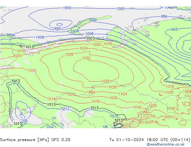 GFS 0.25:  01.10.2024 18 UTC