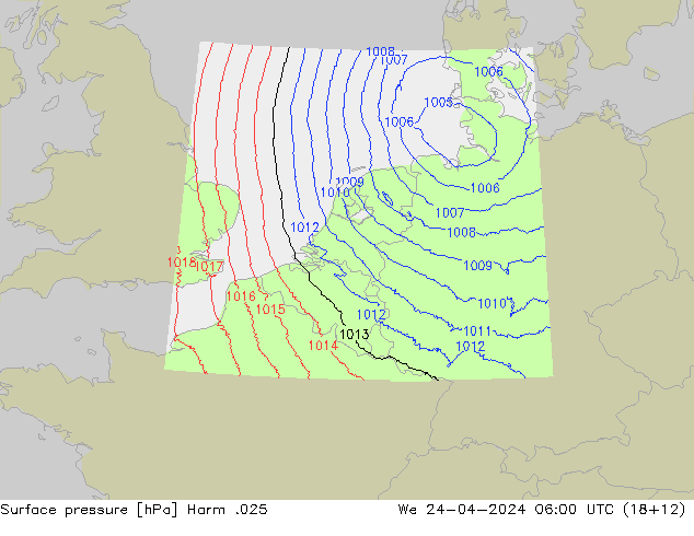Bodendruck Harm .025 Mi 24.04.2024 06 UTC