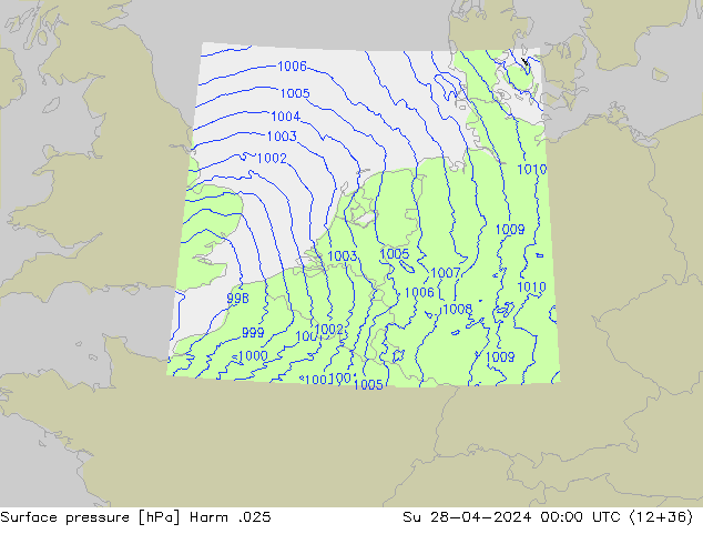 pression de l'air Harm .025 dim 28.04.2024 00 UTC