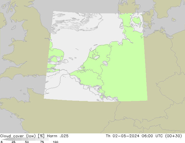 Nubi basse Harm .025 gio 02.05.2024 06 UTC