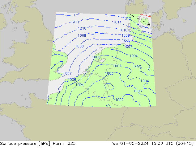 Luchtdruk (Grond) Harm .025 wo 01.05.2024 15 UTC