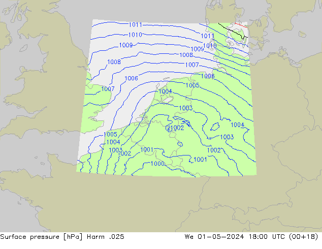 Bodendruck Harm .025 Mi 01.05.2024 18 UTC