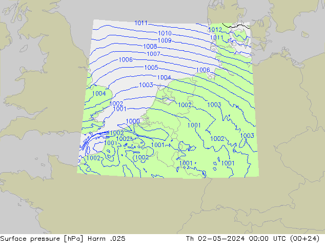 Bodendruck Harm .025 Do 02.05.2024 00 UTC