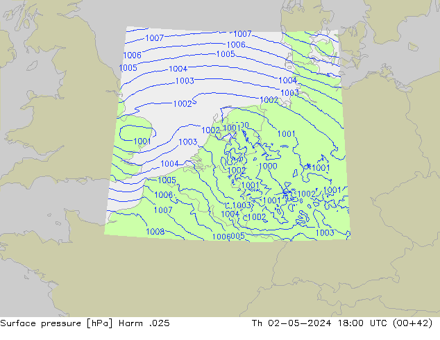 Luchtdruk (Grond) Harm .025 do 02.05.2024 18 UTC