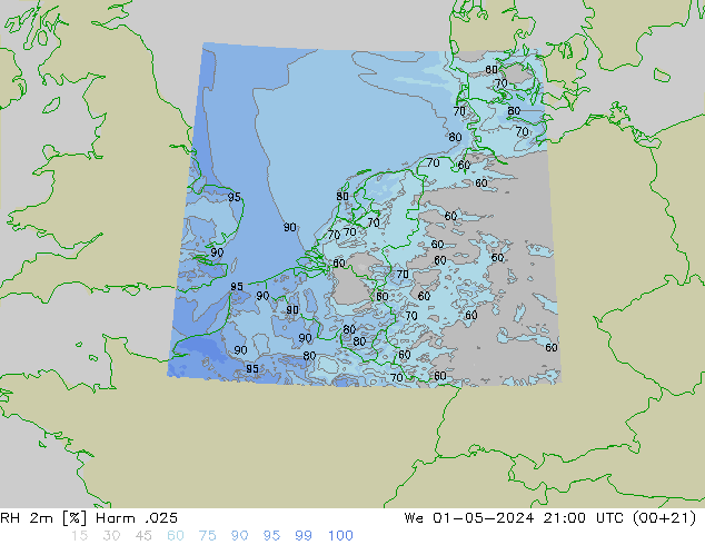 RH 2m Harm .025 Mi 01.05.2024 21 UTC