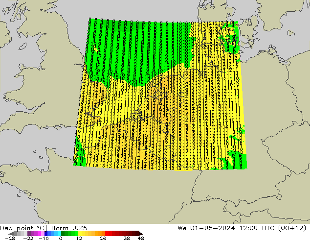 Çiğ Noktası Harm .025 Çar 01.05.2024 12 UTC