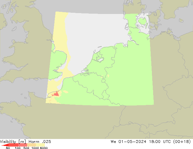 Visibilité Harm .025 mer 01.05.2024 18 UTC