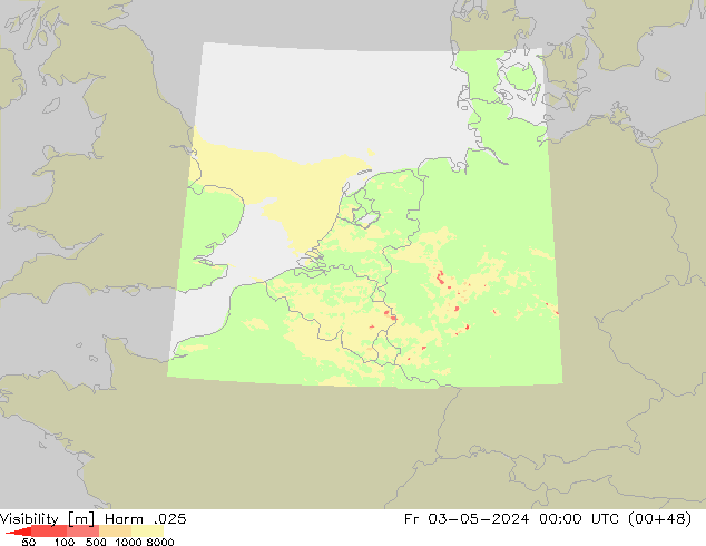 Visibilità Harm .025 ven 03.05.2024 00 UTC