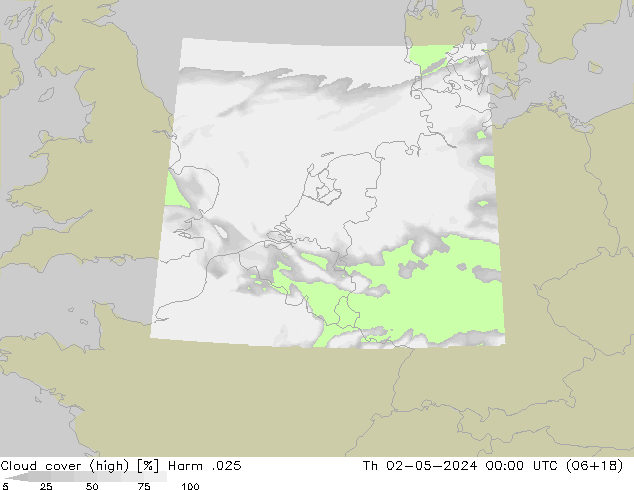 Wolken (hohe) Harm .025 Do 02.05.2024 00 UTC