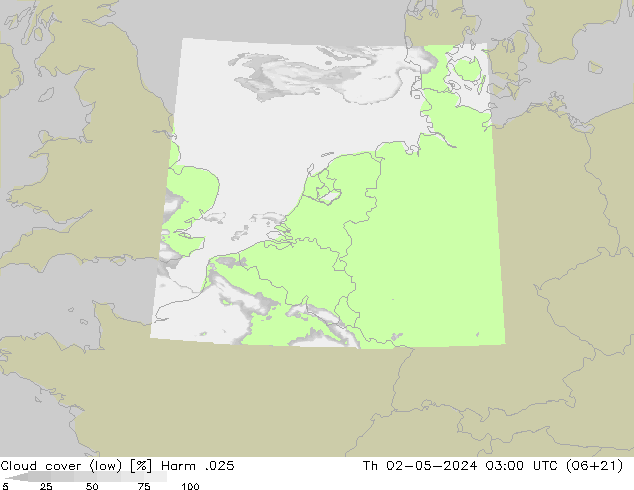 Wolken (tief) Harm .025 Do 02.05.2024 03 UTC