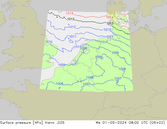 Bodendruck Harm .025 Mi 01.05.2024 08 UTC