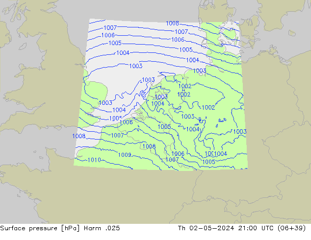 Yer basıncı Harm .025 Per 02.05.2024 21 UTC