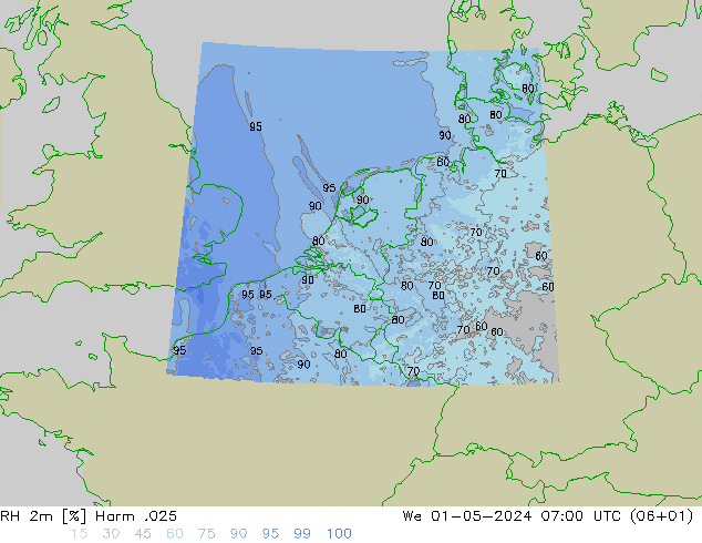 RH 2m Harm .025 Mi 01.05.2024 07 UTC