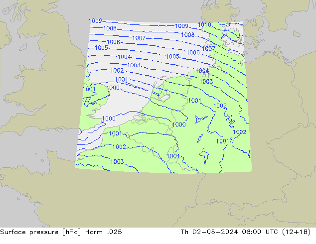 Luchtdruk (Grond) Harm .025 do 02.05.2024 06 UTC