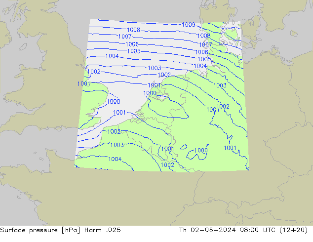 Bodendruck Harm .025 Do 02.05.2024 08 UTC