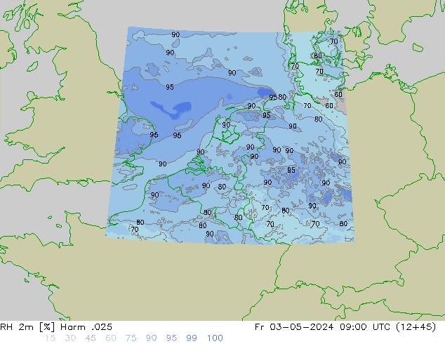 RH 2m Harm .025 Fr 03.05.2024 09 UTC