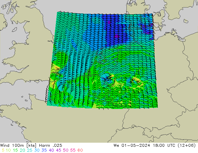 Wind 100m Harm .025 Mi 01.05.2024 18 UTC