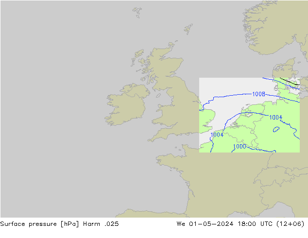 Luchtdruk (Grond) Harm .025 wo 01.05.2024 18 UTC