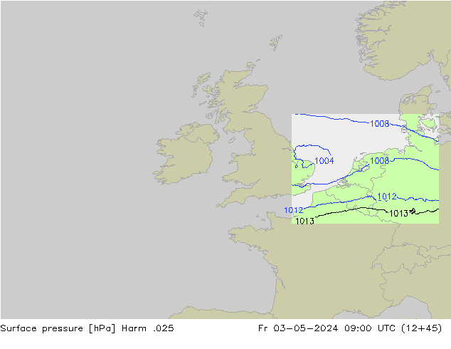 Yer basıncı Harm .025 Cu 03.05.2024 09 UTC