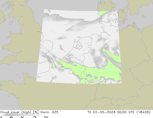 Wolken (hohe) Harm .025 Do 02.05.2024 00 UTC