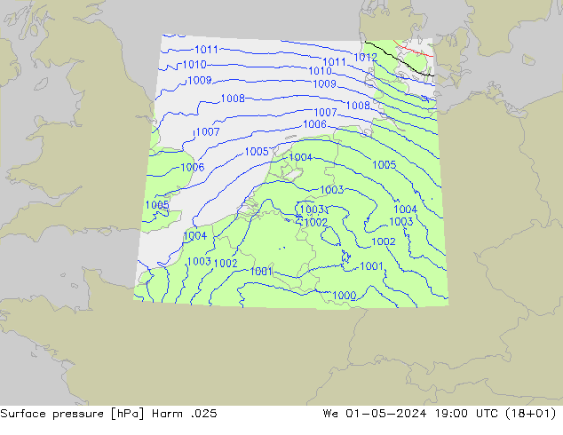 pression de l'air Harm .025 mer 01.05.2024 19 UTC