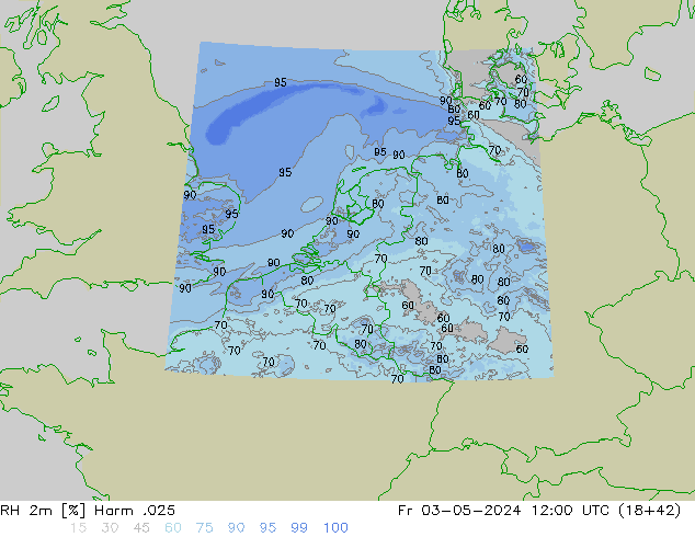 RH 2m Harm .025 Fr 03.05.2024 12 UTC