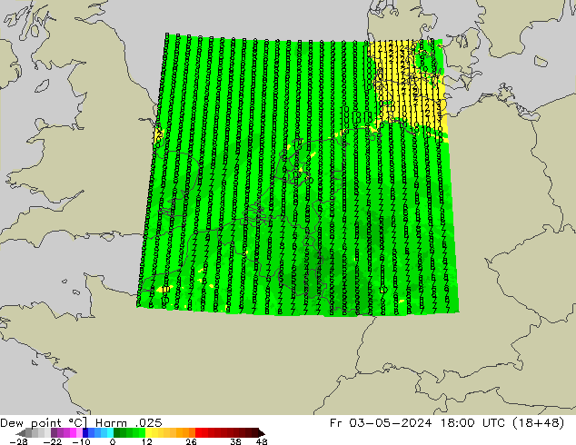 Taupunkt Harm .025 Fr 03.05.2024 18 UTC