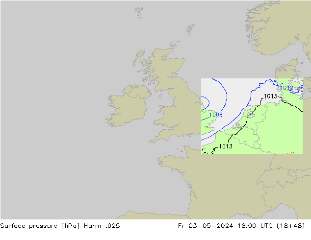 Luchtdruk (Grond) Harm .025 vr 03.05.2024 18 UTC