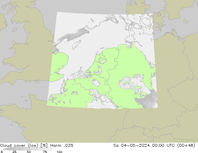 nízká oblaka Harm .025 So 04.05.2024 00 UTC