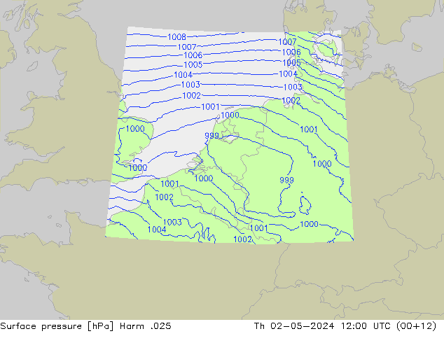 Luchtdruk (Grond) Harm .025 do 02.05.2024 12 UTC
