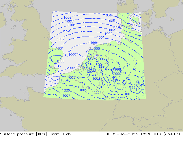 Luchtdruk (Grond) Harm .025 do 02.05.2024 18 UTC