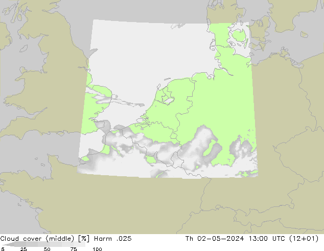 Wolken (mittel) Harm .025 Do 02.05.2024 13 UTC