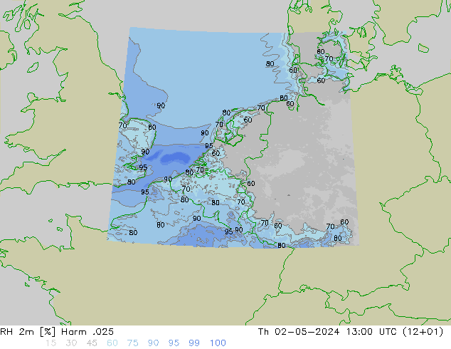 RH 2m Harm .025 Th 02.05.2024 13 UTC