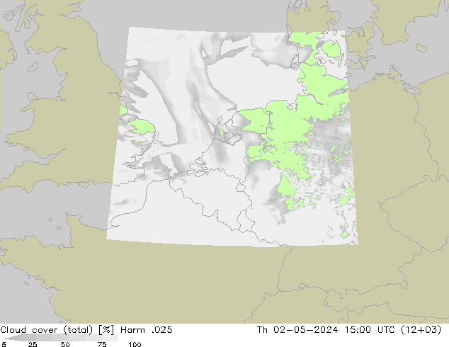 Nubes (total) Harm .025 jue 02.05.2024 15 UTC