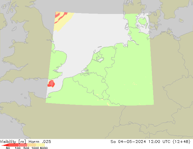 Visibilità Harm .025 sab 04.05.2024 12 UTC