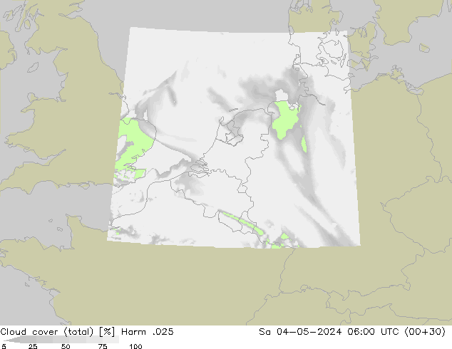nuvens (total) Harm .025 Sáb 04.05.2024 06 UTC