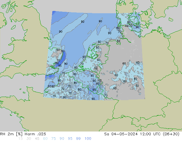 RH 2m Harm .025 sab 04.05.2024 12 UTC