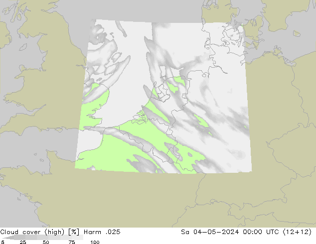 Bewolking (Hoog) Harm .025 za 04.05.2024 00 UTC