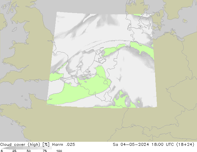 Bewolking (Hoog) Harm .025 za 04.05.2024 18 UTC