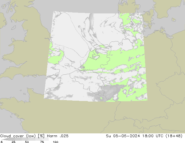 nuvens (baixo) Harm .025 Dom 05.05.2024 18 UTC