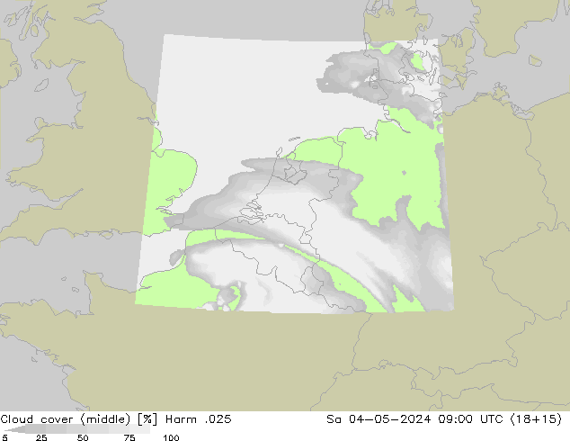 oblačnosti uprostřed Harm .025 So 04.05.2024 09 UTC