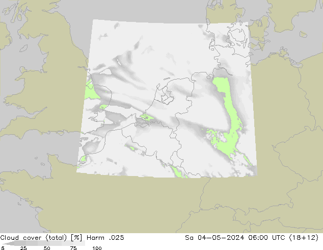 Nubi (totali) Harm .025 sab 04.05.2024 06 UTC