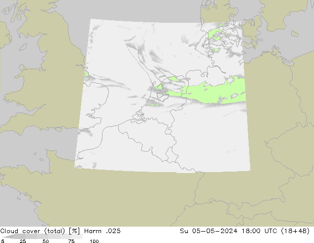 nuvens (total) Harm .025 Dom 05.05.2024 18 UTC