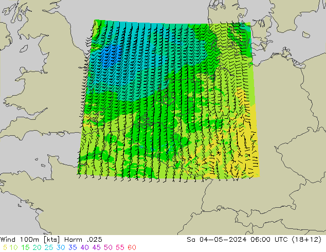 Wind 100m Harm .025 Sa 04.05.2024 06 UTC