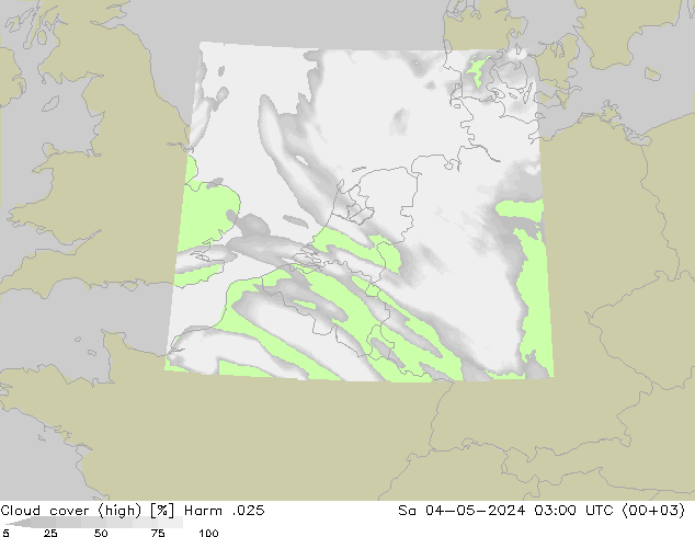 Nubes altas Harm .025 sáb 04.05.2024 03 UTC